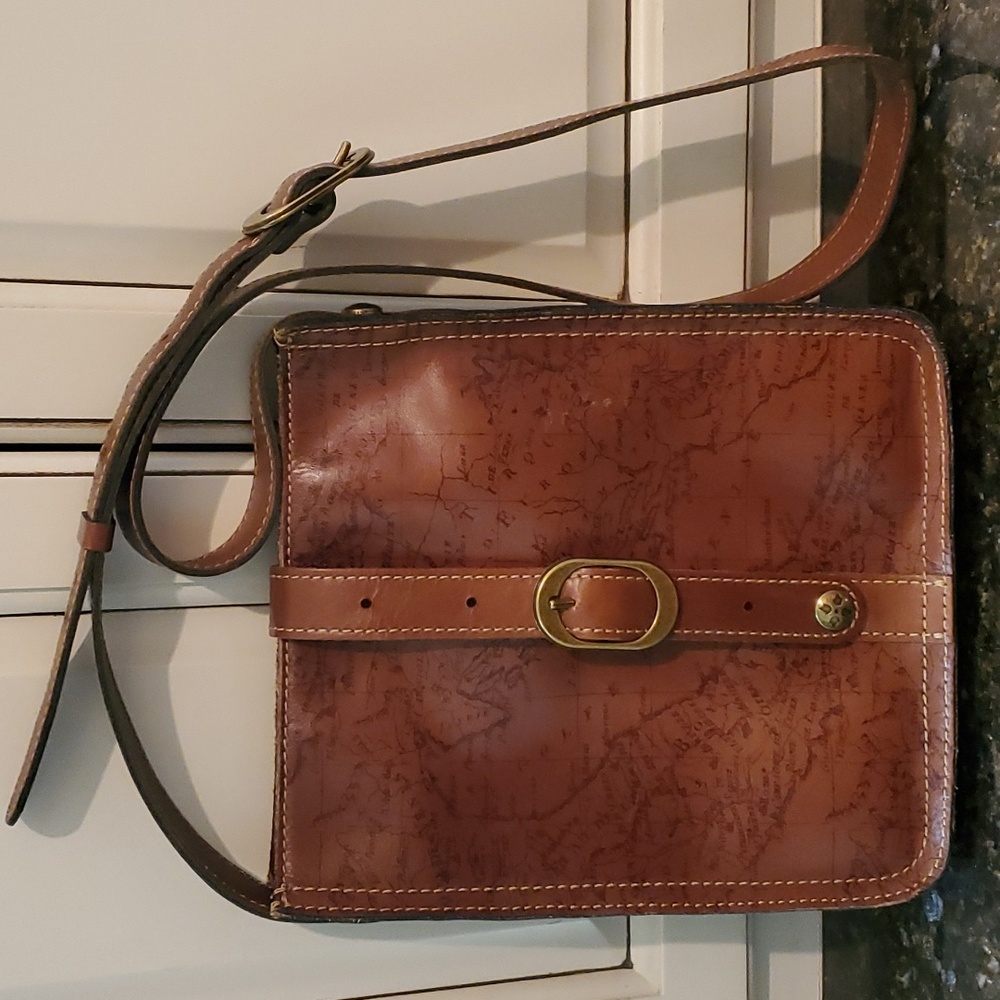 Patricia Nash Venezia map crossbody bag